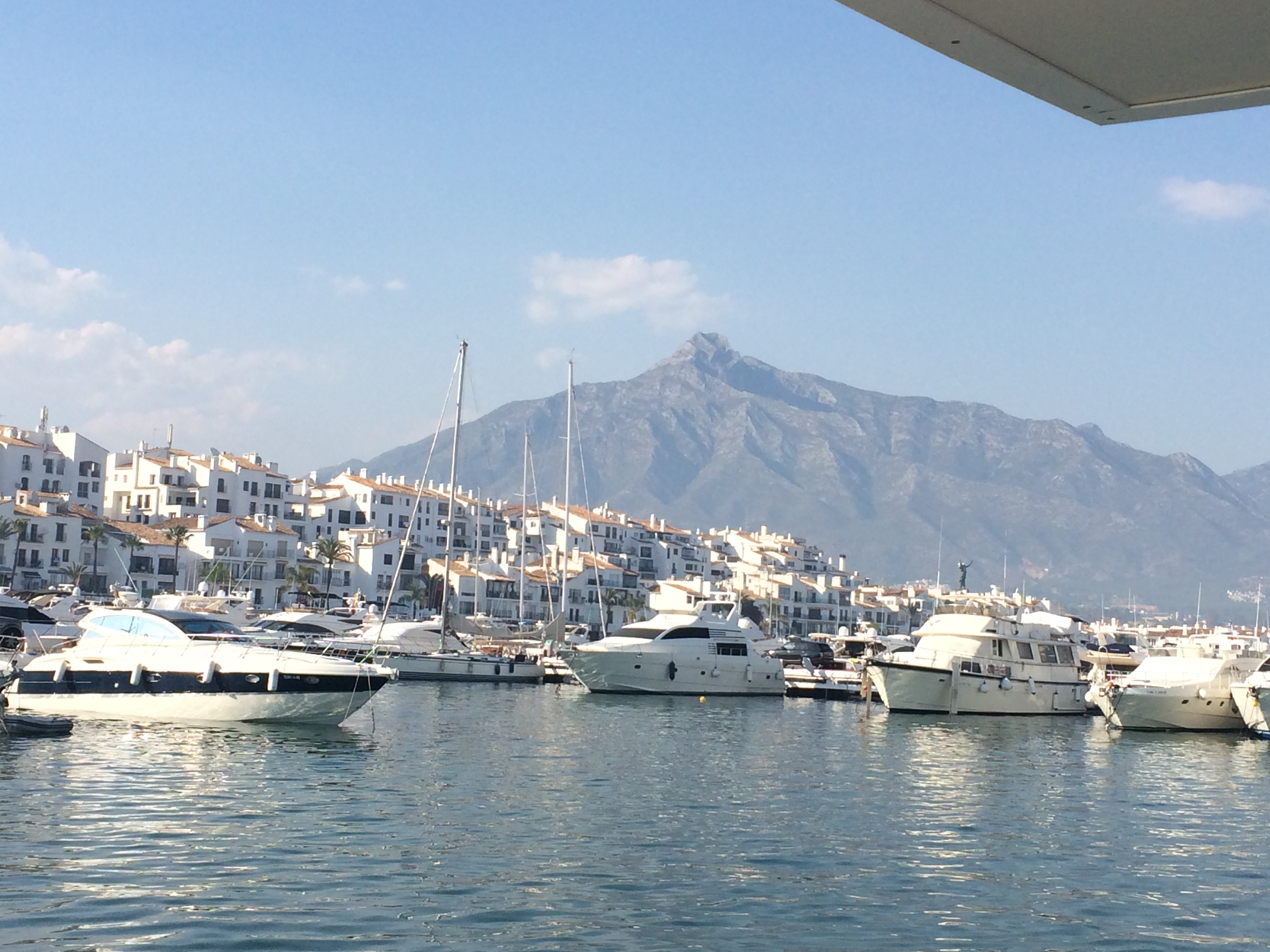 Marbella, Puerto Banús and the majestic La Concha in the background.